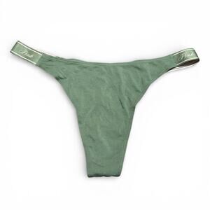 Victoria's Secret Panty High Leg Thong Panty Size XXL Green NWT